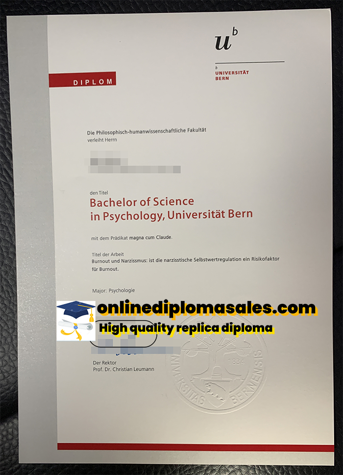 How long does it take for me to buy a fake University of Bern diploma?