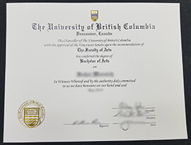 How long does it take to buy a University of British Columbia diploma?