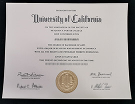 How to get a University of California, Santa Cruz diploma quickly?