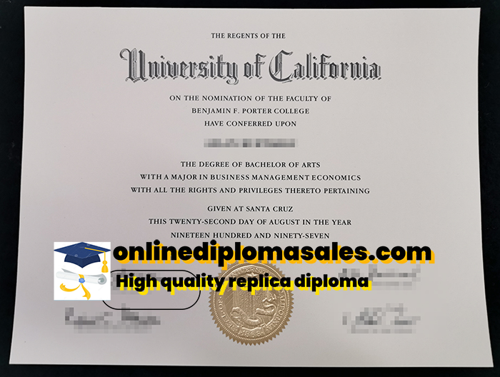 How to get a University of California, Santa Cruz diploma quickly?