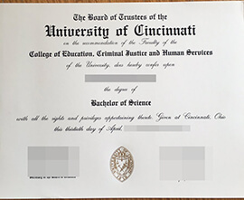 How long does it take to buy a University of Cincinnati fake diploma?