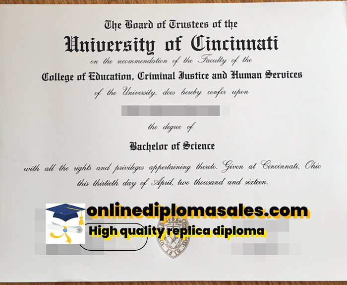 How long does it take to buy a University of Cincinnati fake diploma?