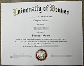 University of Denver master’s degree diplomas for sale online.