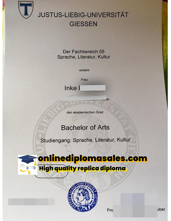 Buy University of Giessen diploma online.