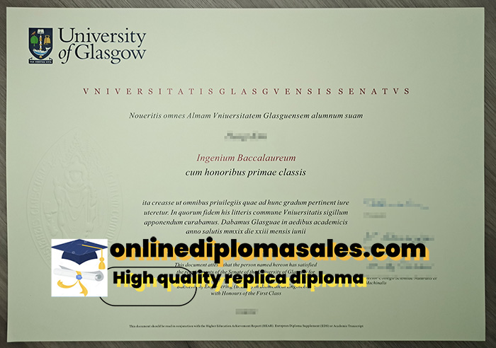 How to buy a University of Glasgow certificate?