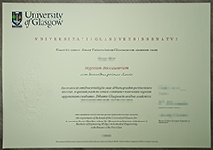 How to buy a fake University of Glasgow certificate?