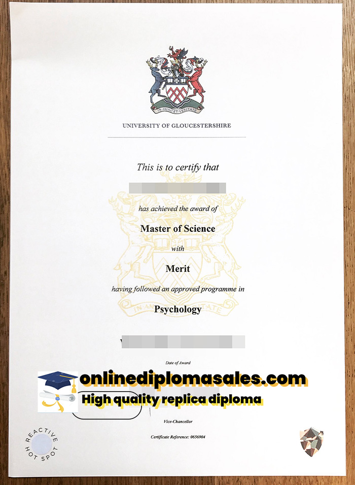 How long does it take to buy a University of Gloucestershire diploma?