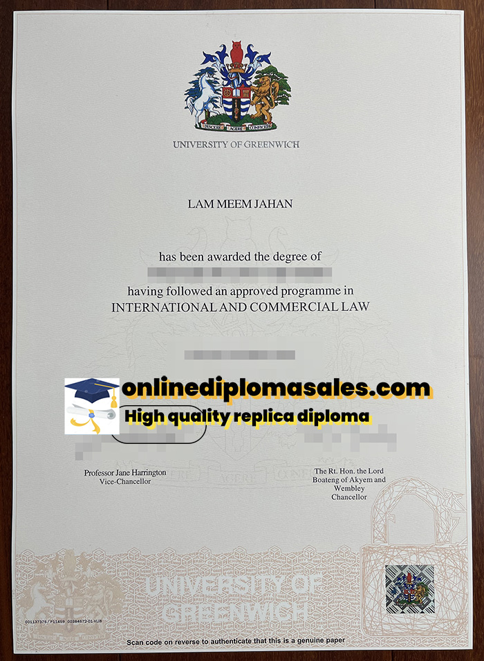 Fake University of Greenwich certificates for sale online?