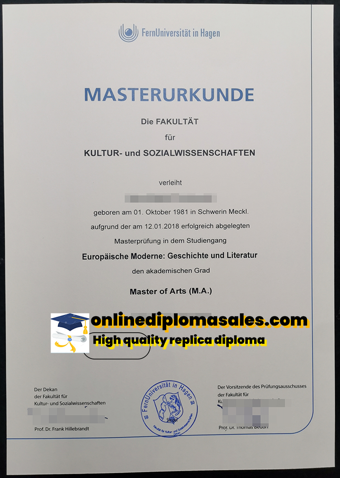 Where to buy University of Hagen diploma?