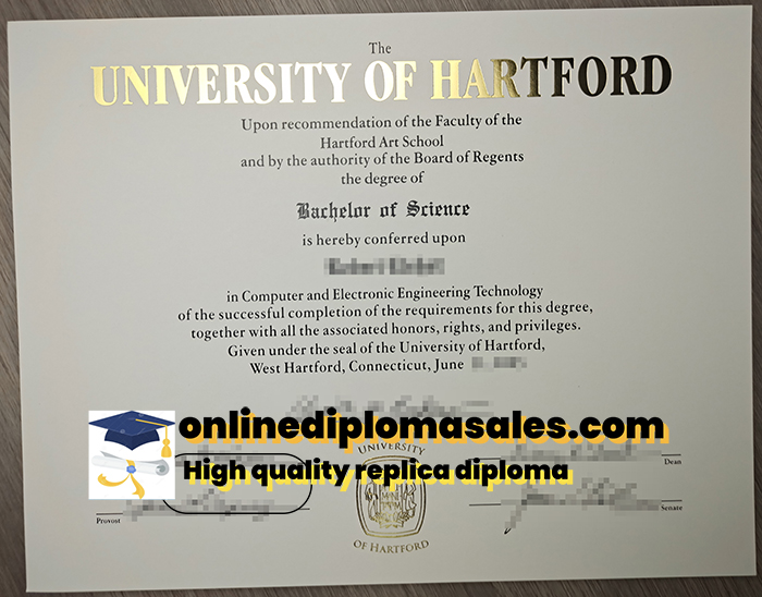 Order University of Hartford diploma online.