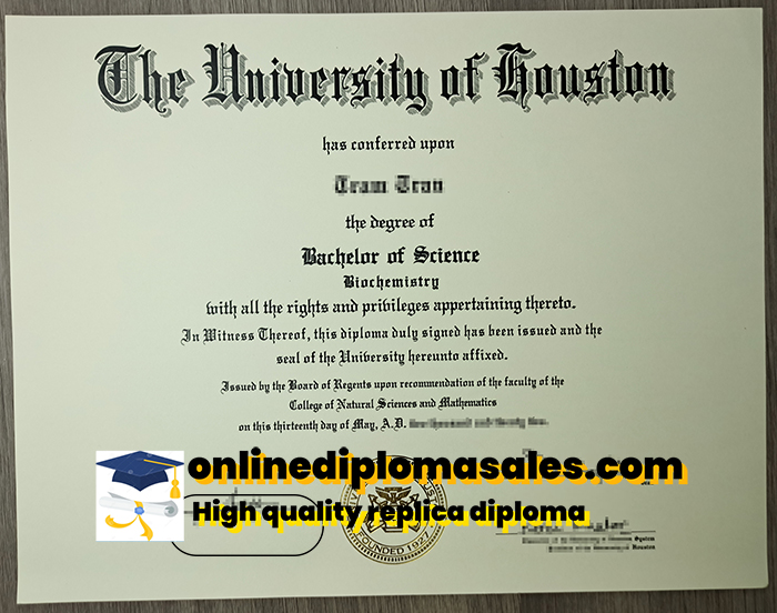 How to get a fake University of Houston diploma certificate quickly?