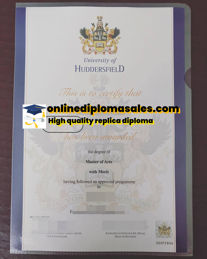 How to buy a fake University of Huddersfield certificate?