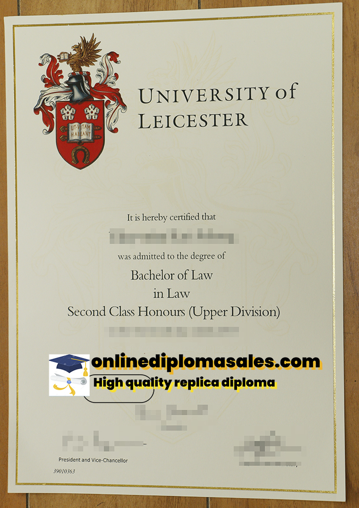 How to buy a University of Leicester diploma?