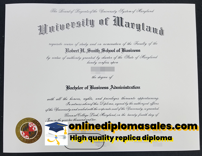 How to get a degree from University of Maryland?