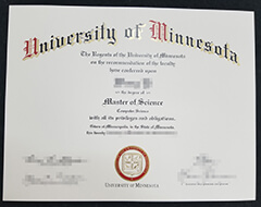 Buy University of Minnesota degree certificate online.