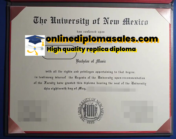 Where to buy University of New Mexico fake diploma certificate?