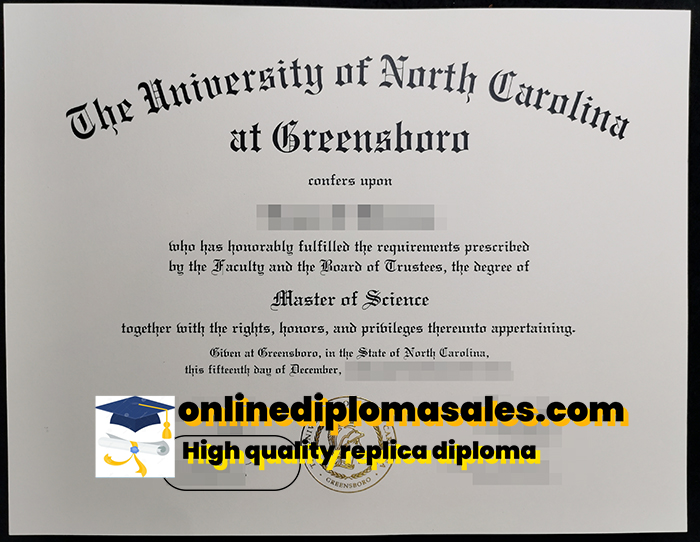 University of North Carolina at Greensboro diplomas for sale.