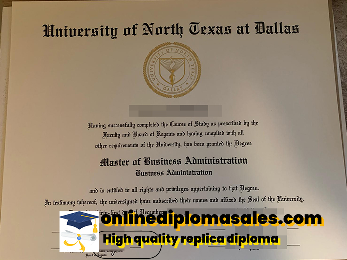 How to buy a University of North Texas at Dallas bachelor's degree?