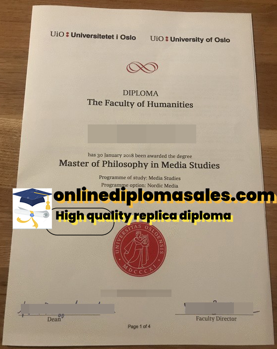 Where to sell University of Oslo fake diplomas?