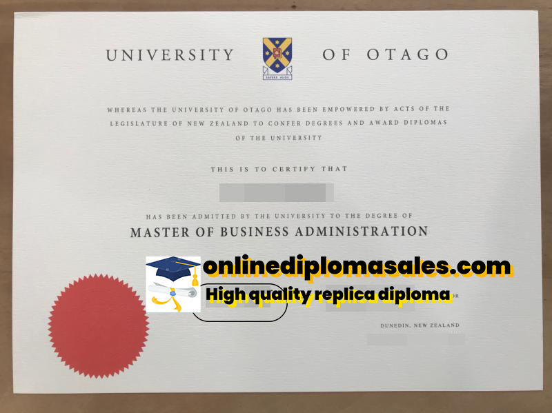 Get a fake University of Otago diploma quickly.