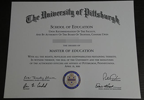 Where to order University of Pittsburgh degree certificate?