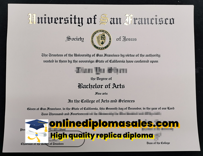 How long does it take to buy a University of San Francisco diploma?