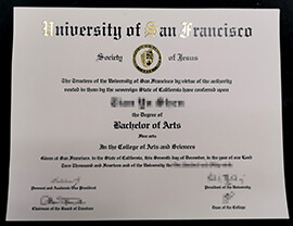 How long does it take to buy a University of San Francisco diploma?