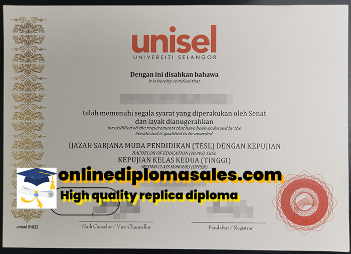 How to buy a University of Selangor diploma?