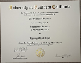 How to buy a University of Southern California degree certificate?