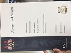 Order University of Sussex degree certificates online.