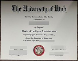 Buy University of Utah fake diploma online.