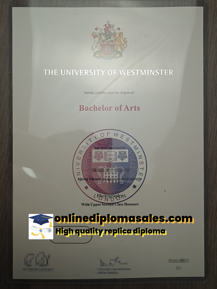 How to get a University of Westminster diploma quickly?