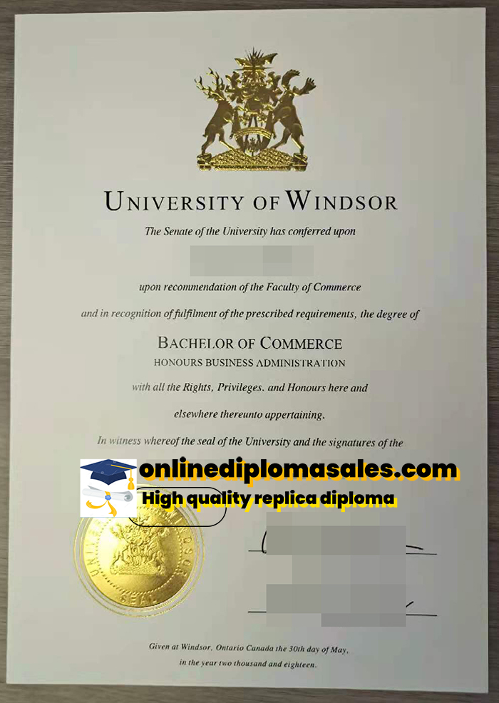 Where to buy University of Windsor degree certificates?