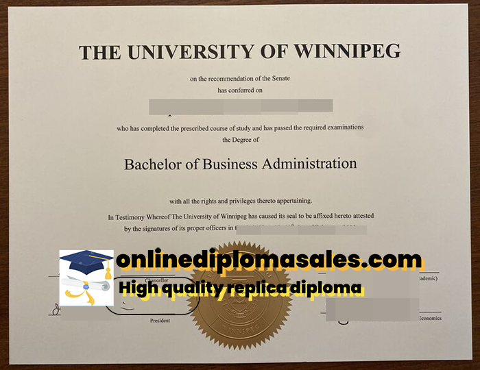 University of Winnipeg degrees for sale online.