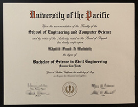 How long does it take to buy a fake University of the Pacific diploma?