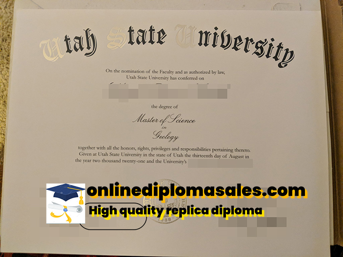 How to get a fake Utah State University diploma quickly?