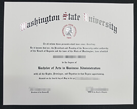 How to buy a Washington State University degree certificate?