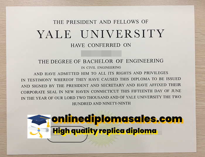 How to quickly obtain a Yale University degree certificate diploma?