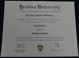 Get a fake degree certificate from Yeshiva University quickly.