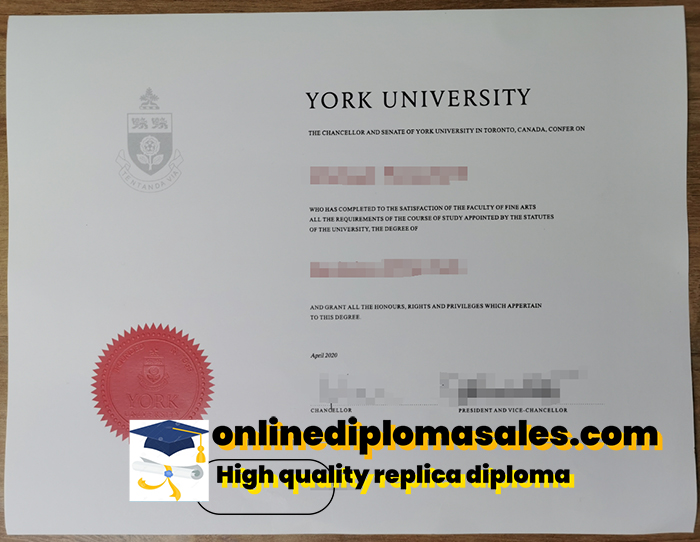 Where to buy York University degree certificate?