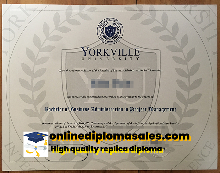 How long does it take to buy a Yorkville University diploma?