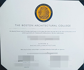 How long does it take to buy a Boston Architectural College degree?