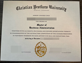 Where to buy Christian Brothers University fake diploma?