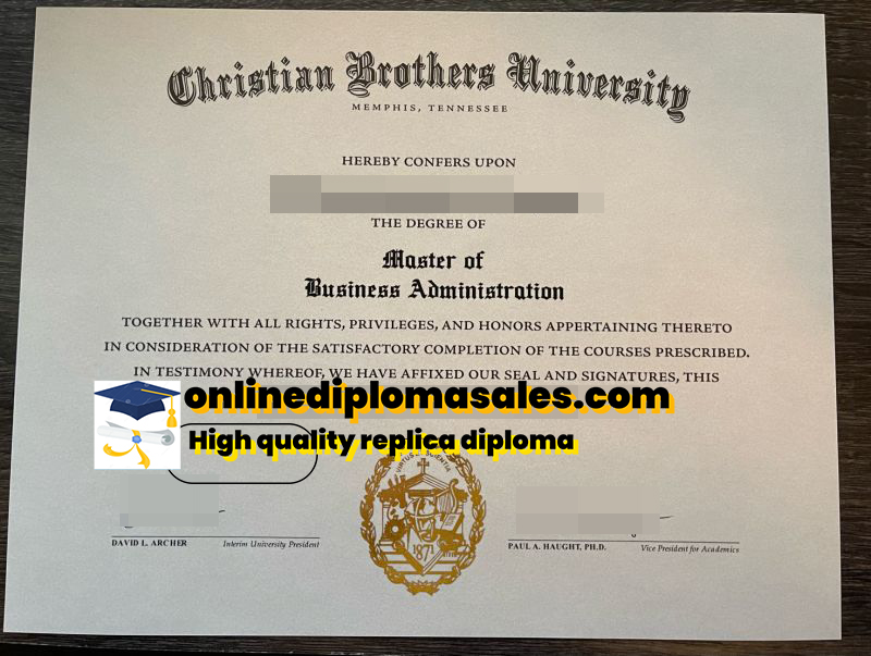 Where to buy Christian Brothers University fake diploma?