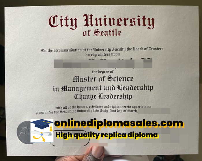 Is it legal to buy a fake diploma from City University of Seattle?