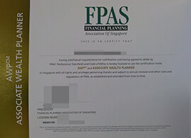 Financial Planning Association of Singapore Certificate