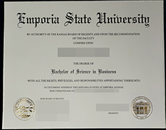 Where to buy Emporia State University degree certificate?