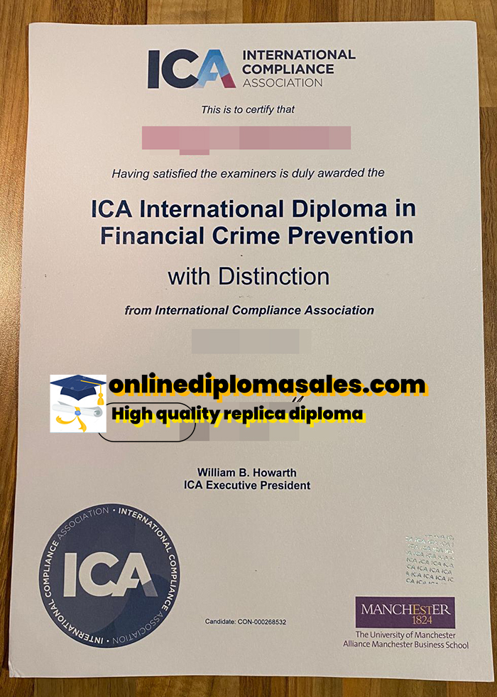 international compliance association certificate