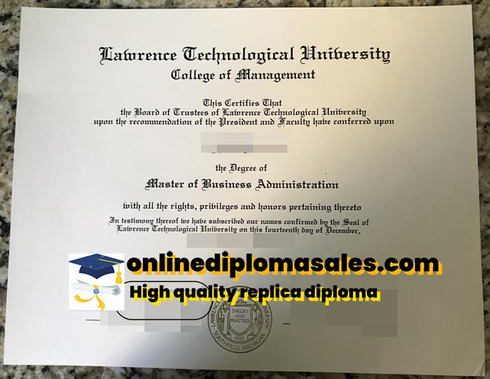 Order lawrence technological university diploma online.