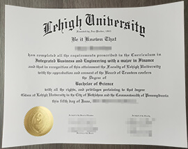 How long does it take to buy a Lehigh University degree certificate?